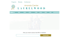 Desktop Screenshot of anandalaurelwood.org