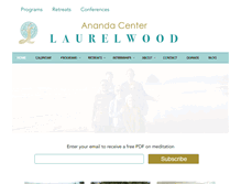 Tablet Screenshot of anandalaurelwood.org